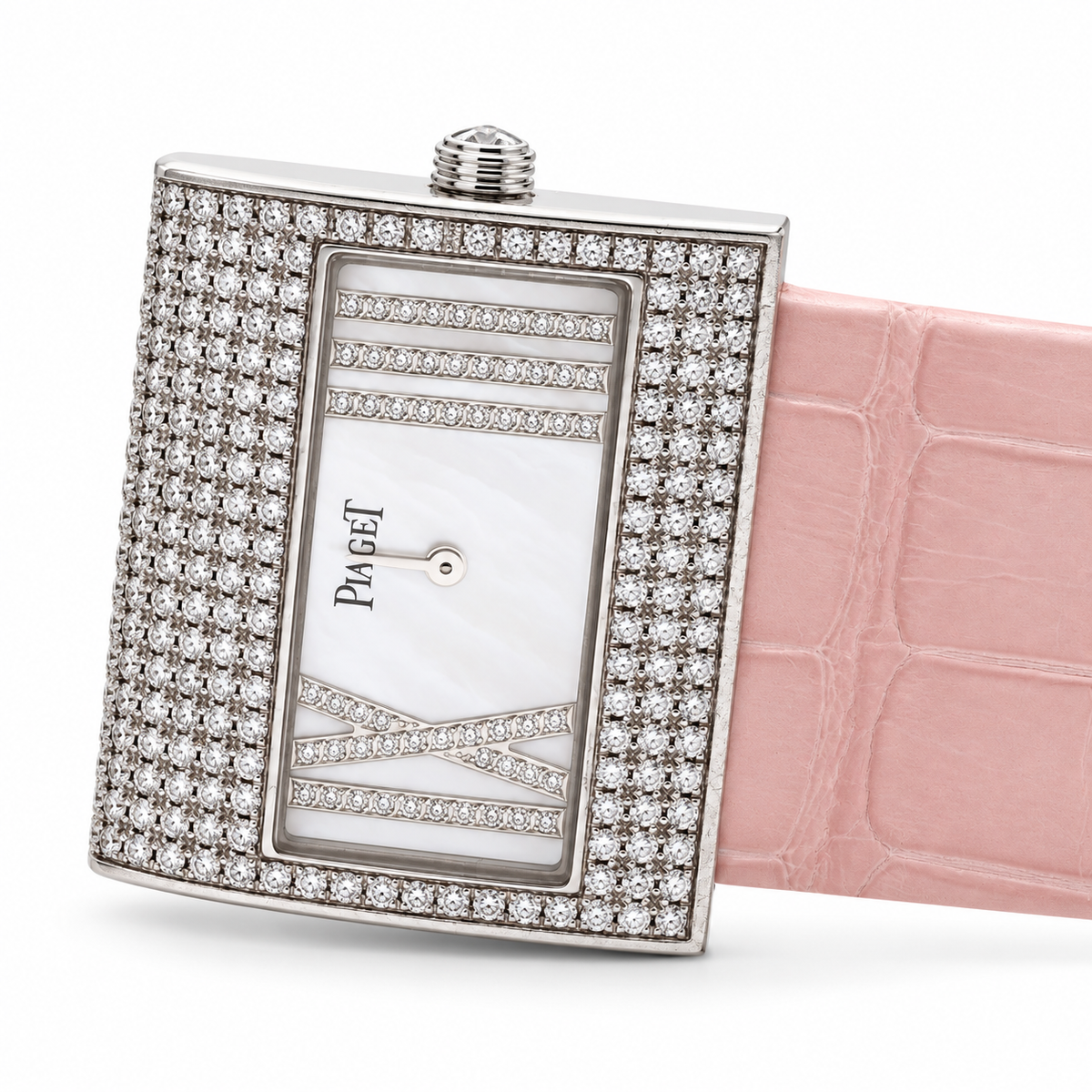 Piaget Miss Protocole Ref. P10206 18K White Gold Diamond Watch