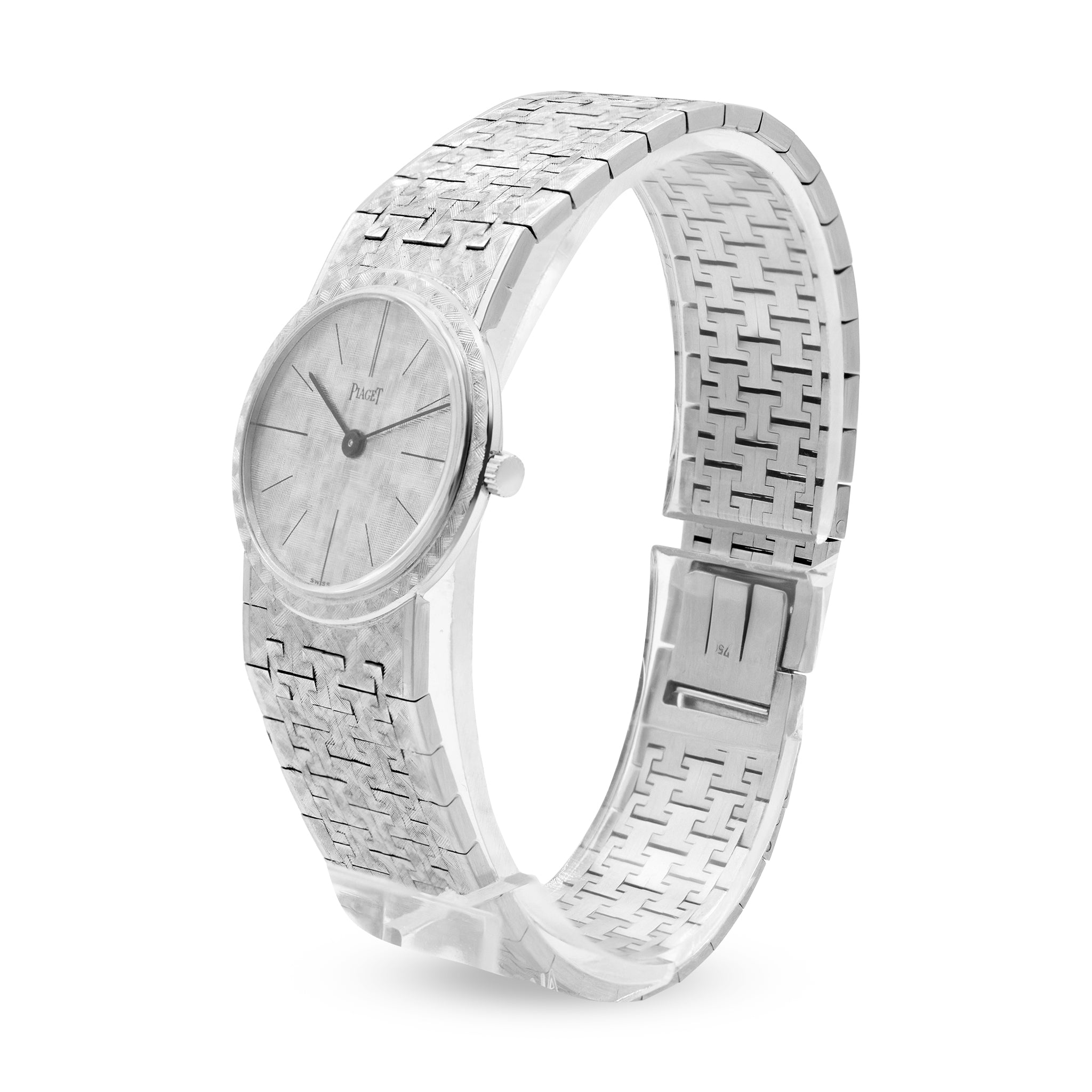 Sold-Piaget White Band + Dial 924 A3 81384