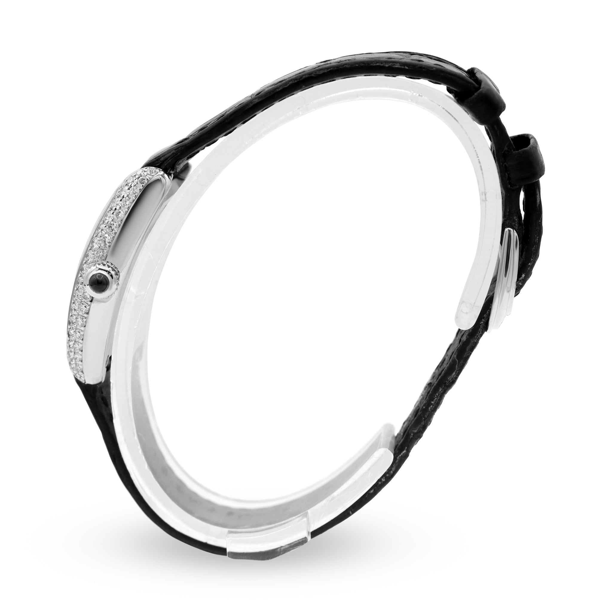 CINTREE CURVEX LADIES 18K WHITE GOLD, SILVER DIAL
