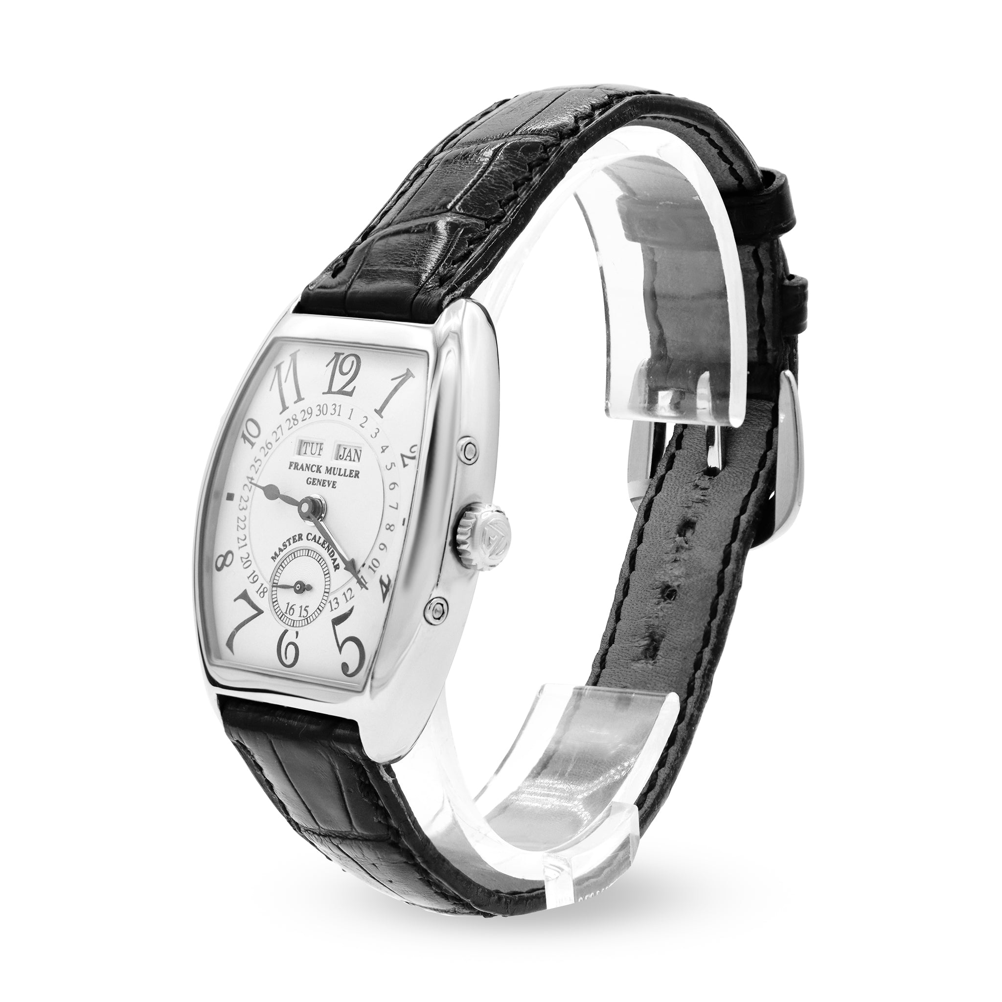 Sold-Frank Muller Black Band Calendar Watch 7501 MC N.02