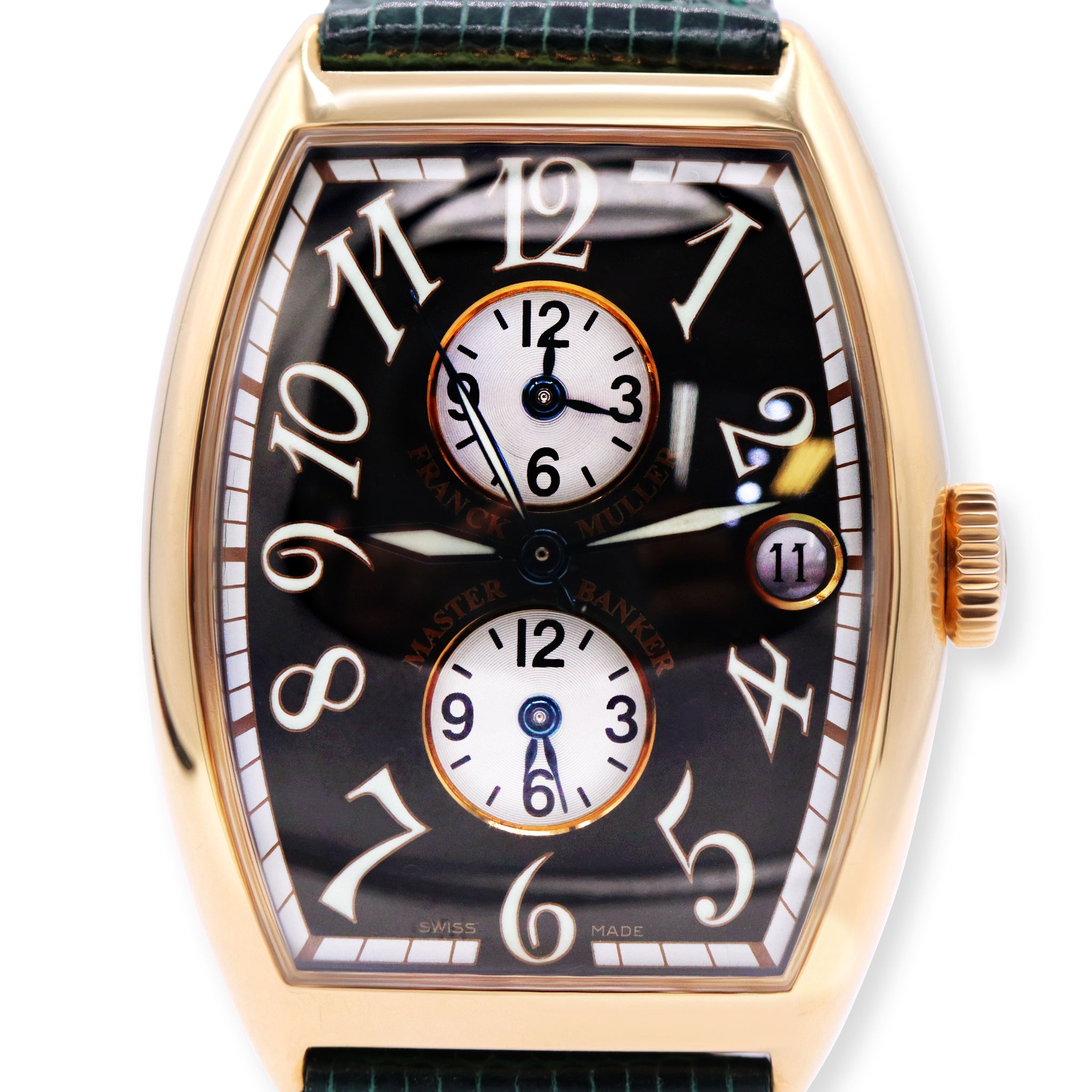 MASTER BANKER 18K YELLOW GOLD, BLACK DAL