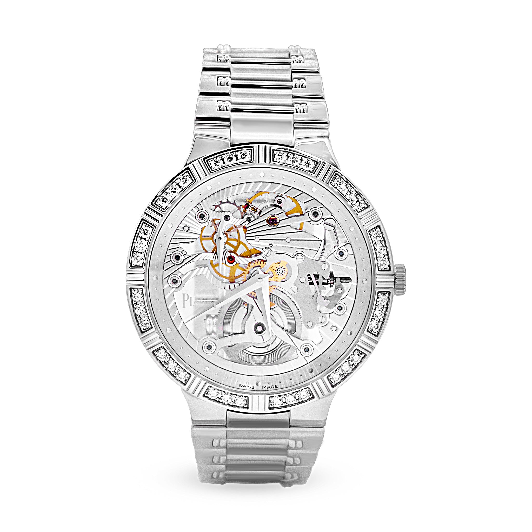 DANCER 18K WHITE GOLD SKELETON DIAL