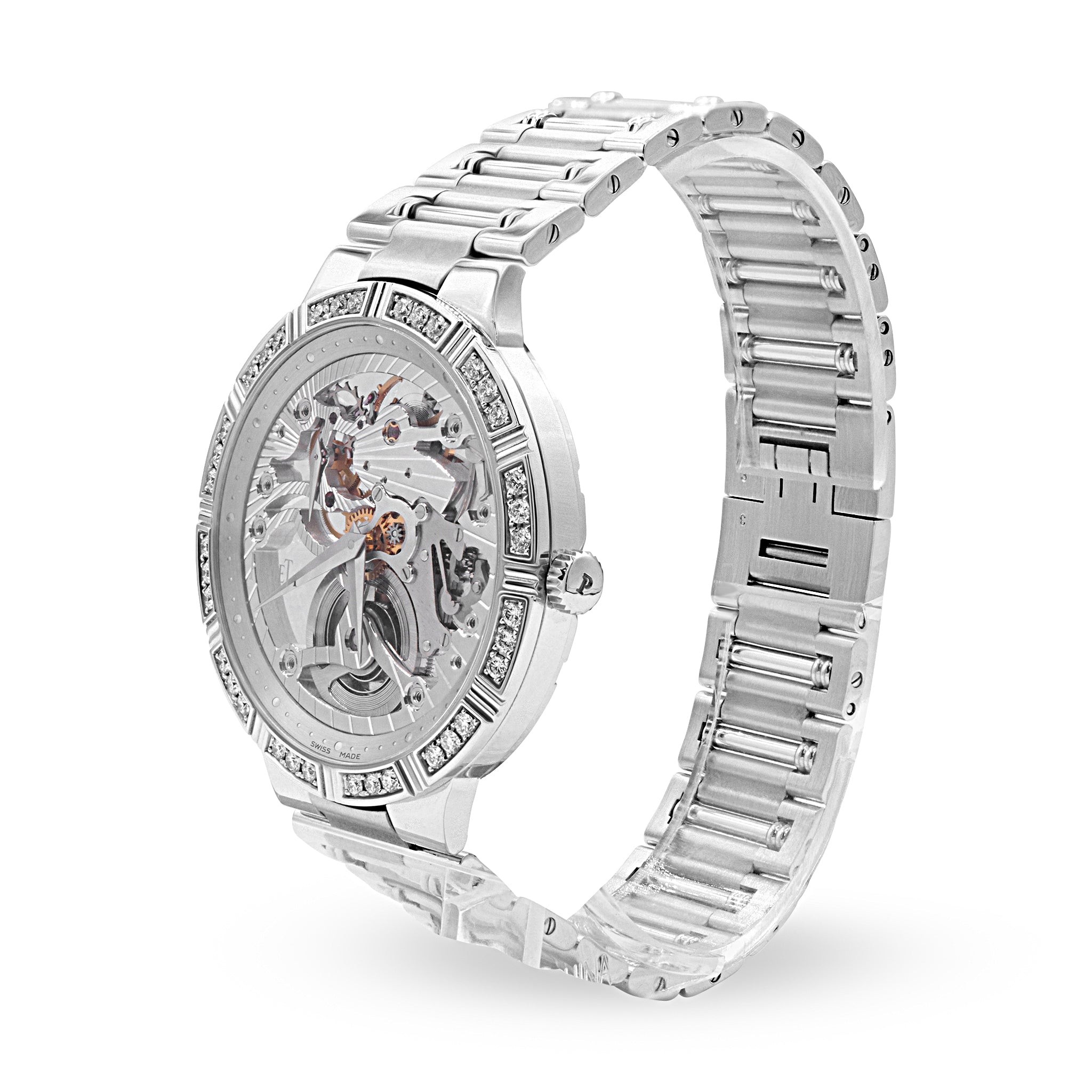DANCER 18K WHITE GOLD SKELETON DIAL