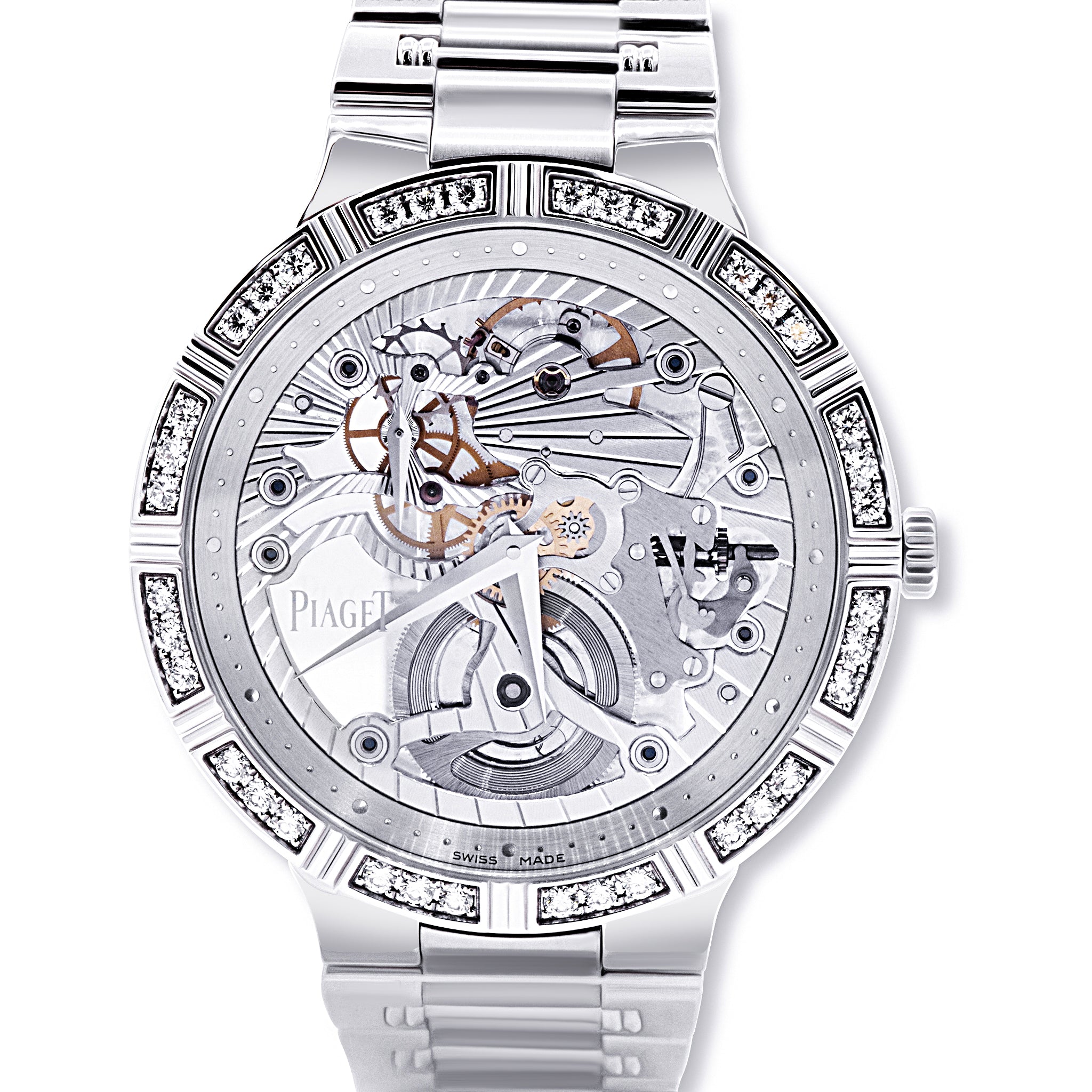 DANCER 18K WHITE GOLD SKELETON DIAL