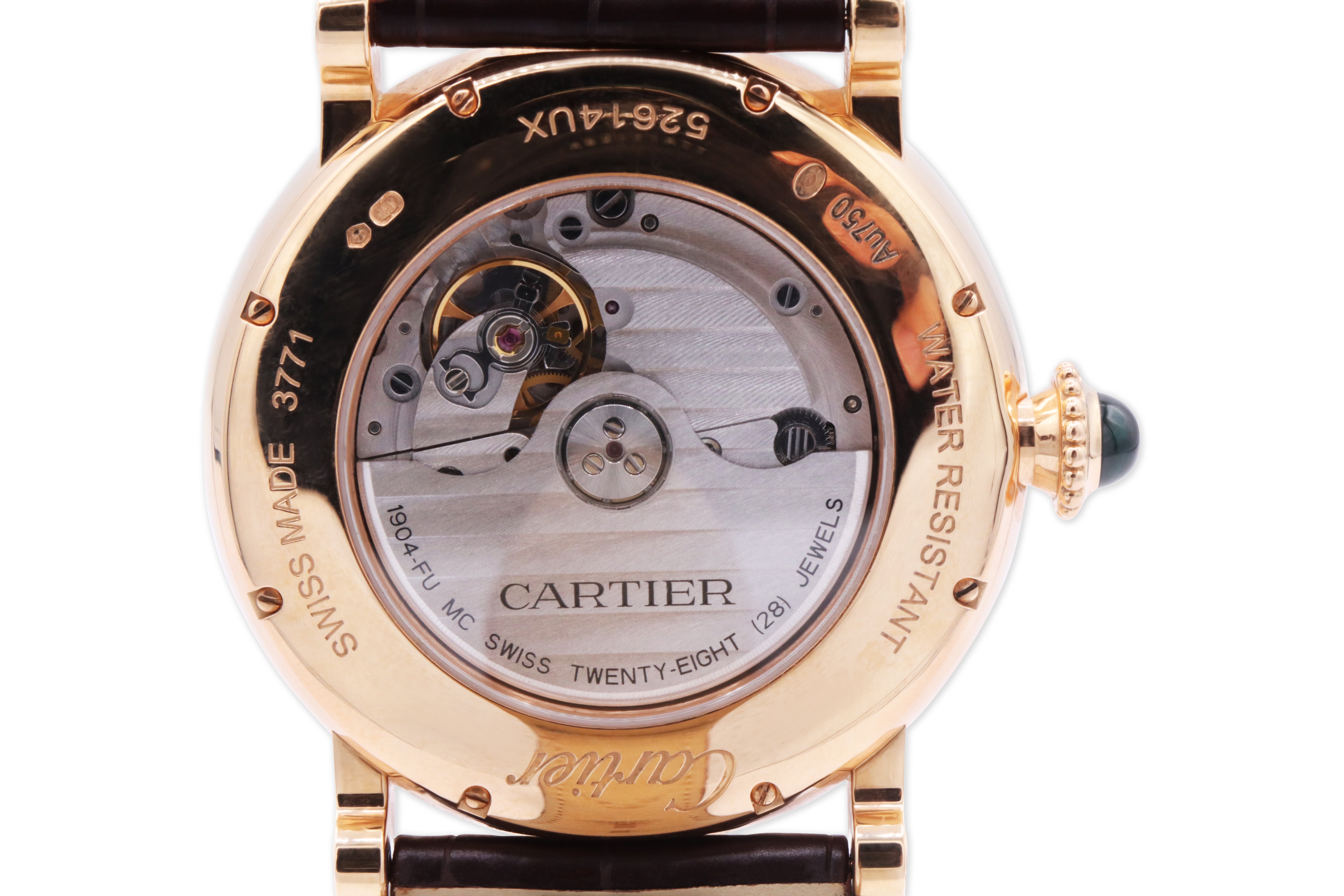 ROTONDE LARGE DATE RETROGRADE SECOND TIME ZONE DAY & NIGHT, 18K ROSE GOLD