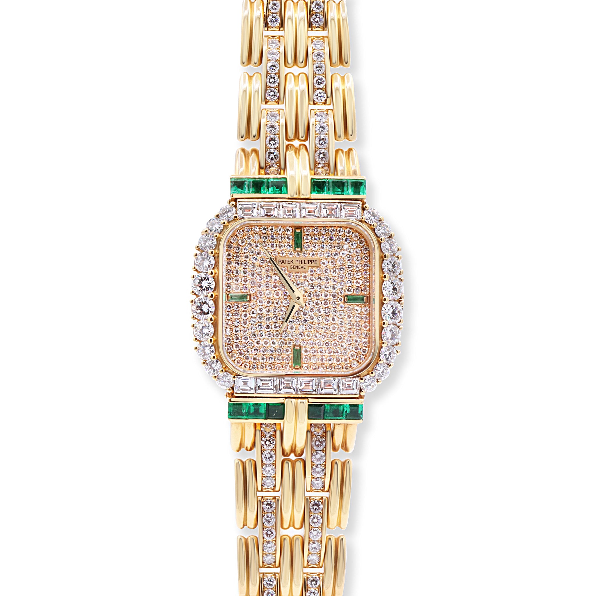 Rare 18K Diamond & Emeralds