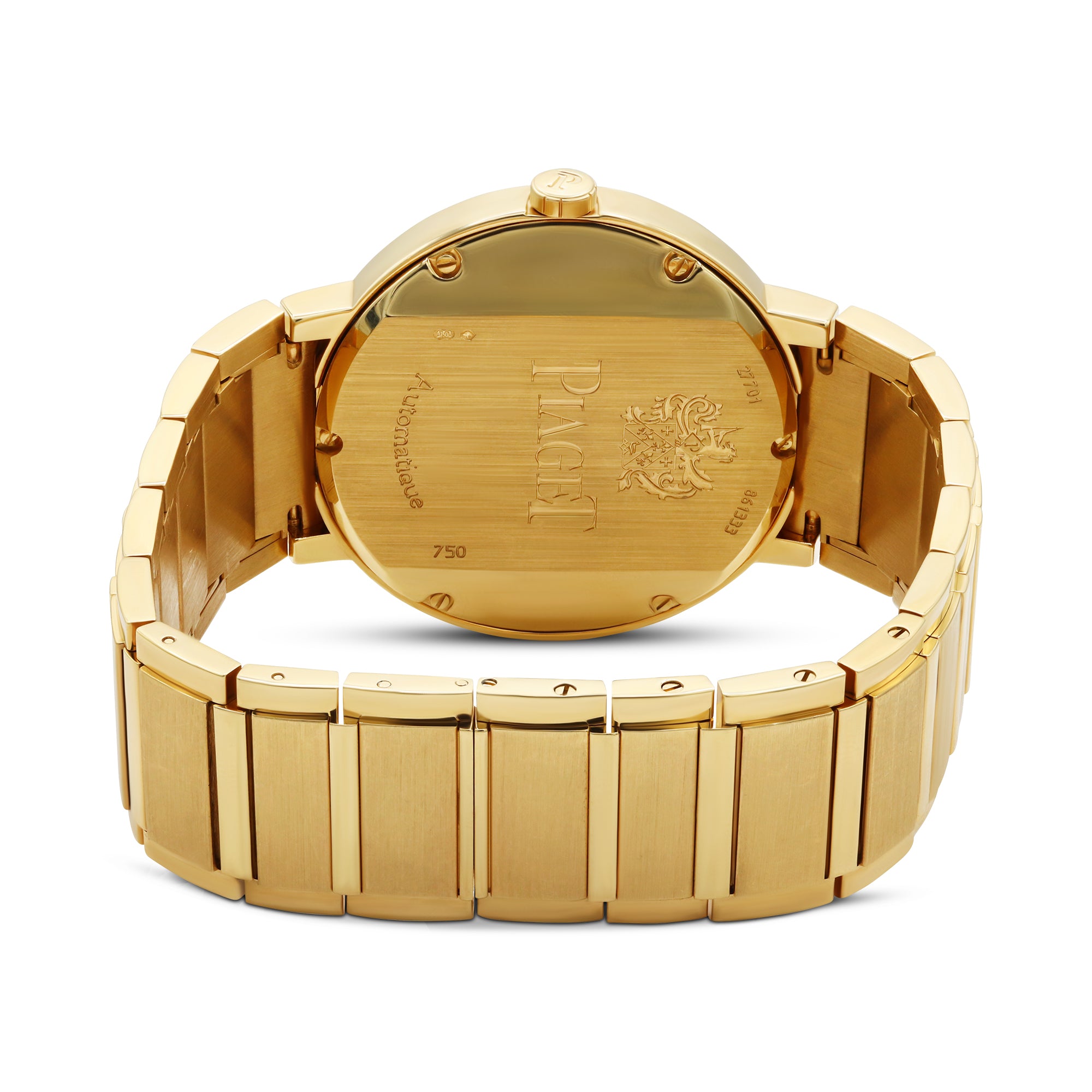 Piaget Polo 18K Yellow Gold 38mm Factory Diamonds Automatic