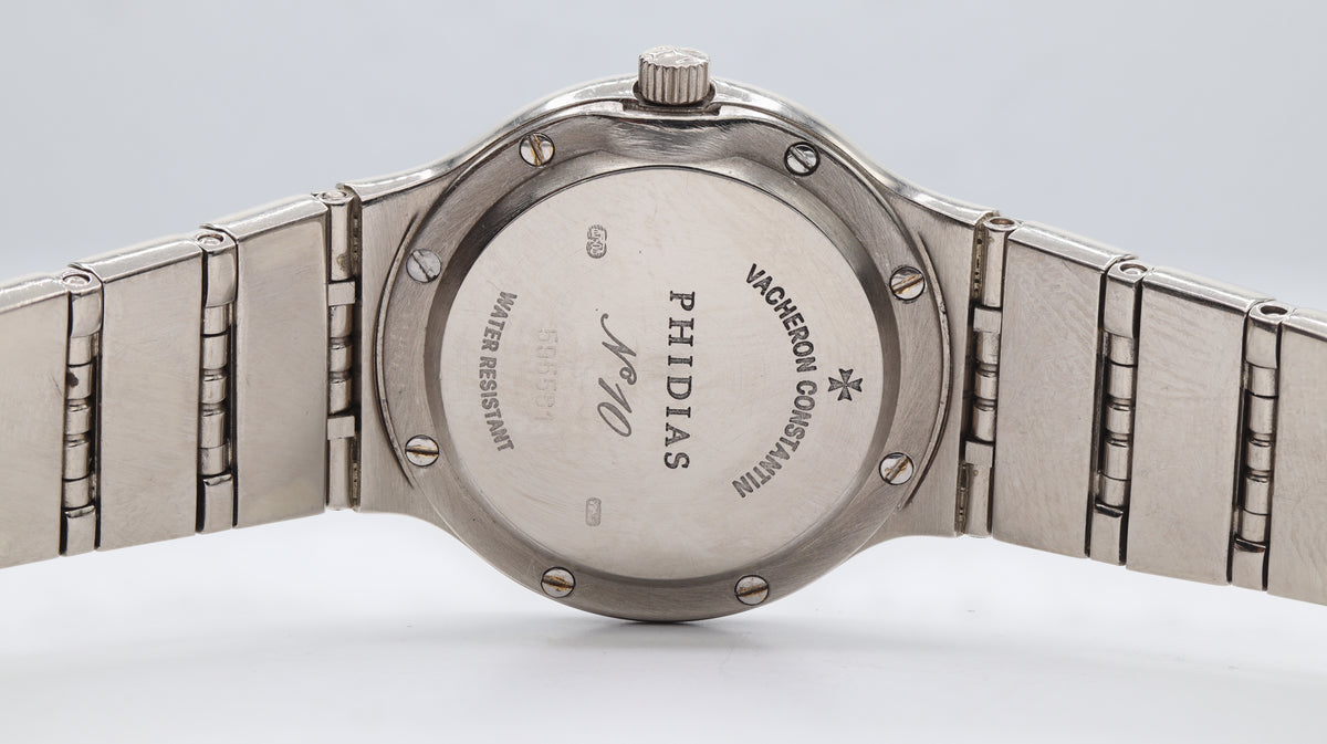Vacheron Constantin Phidias No. 10 18K White Gold Pavé Diamond Watch