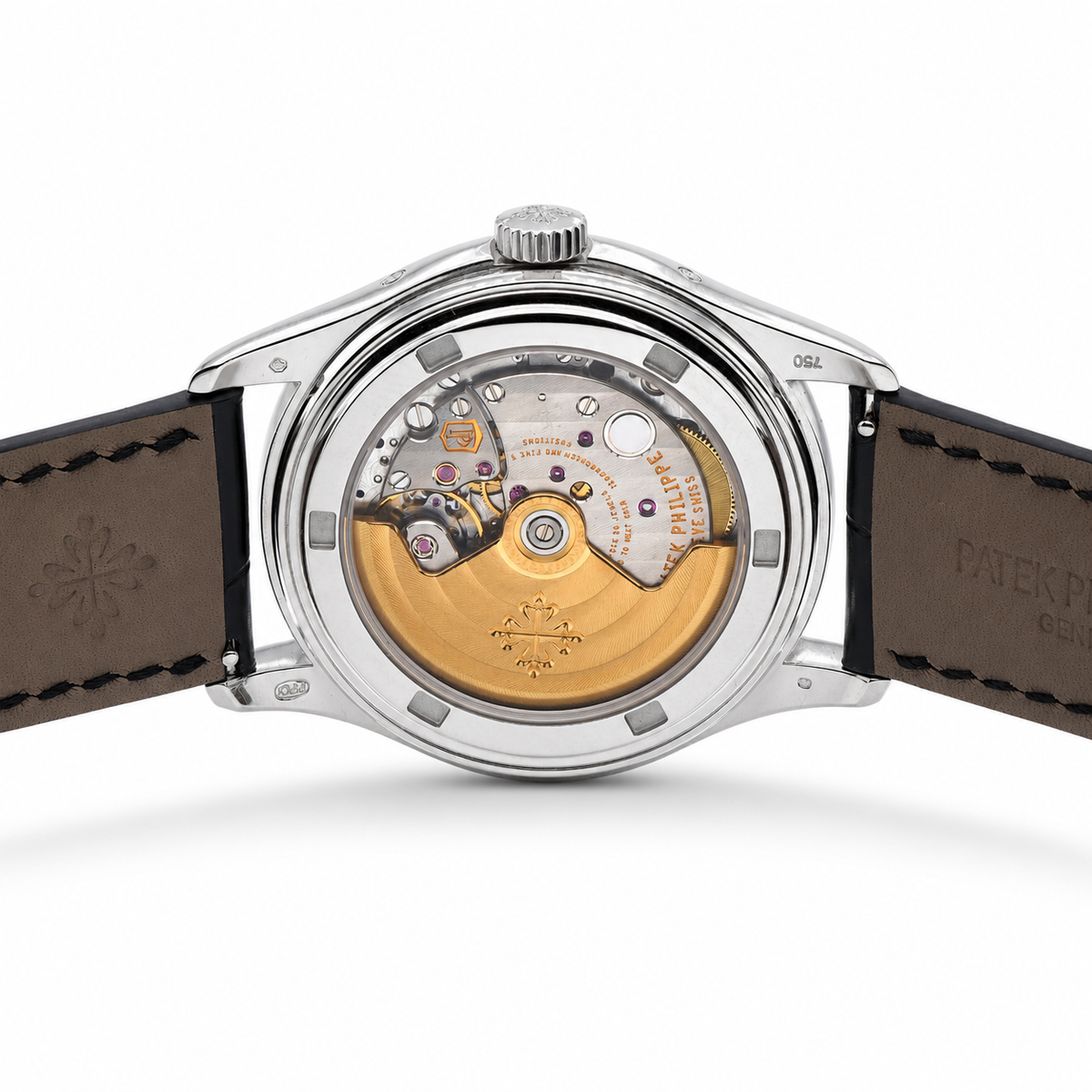 Patek Philippe Annual Calendar White Gold Silver Dial Moonphase
