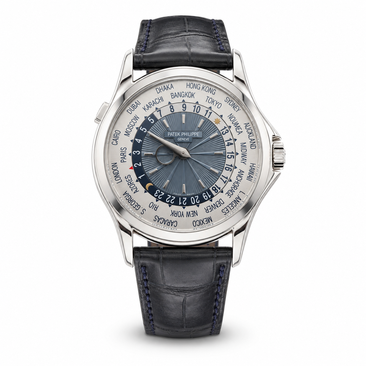 Patek Philippe World Time Ref. 5110G 18K White Gold 37mm