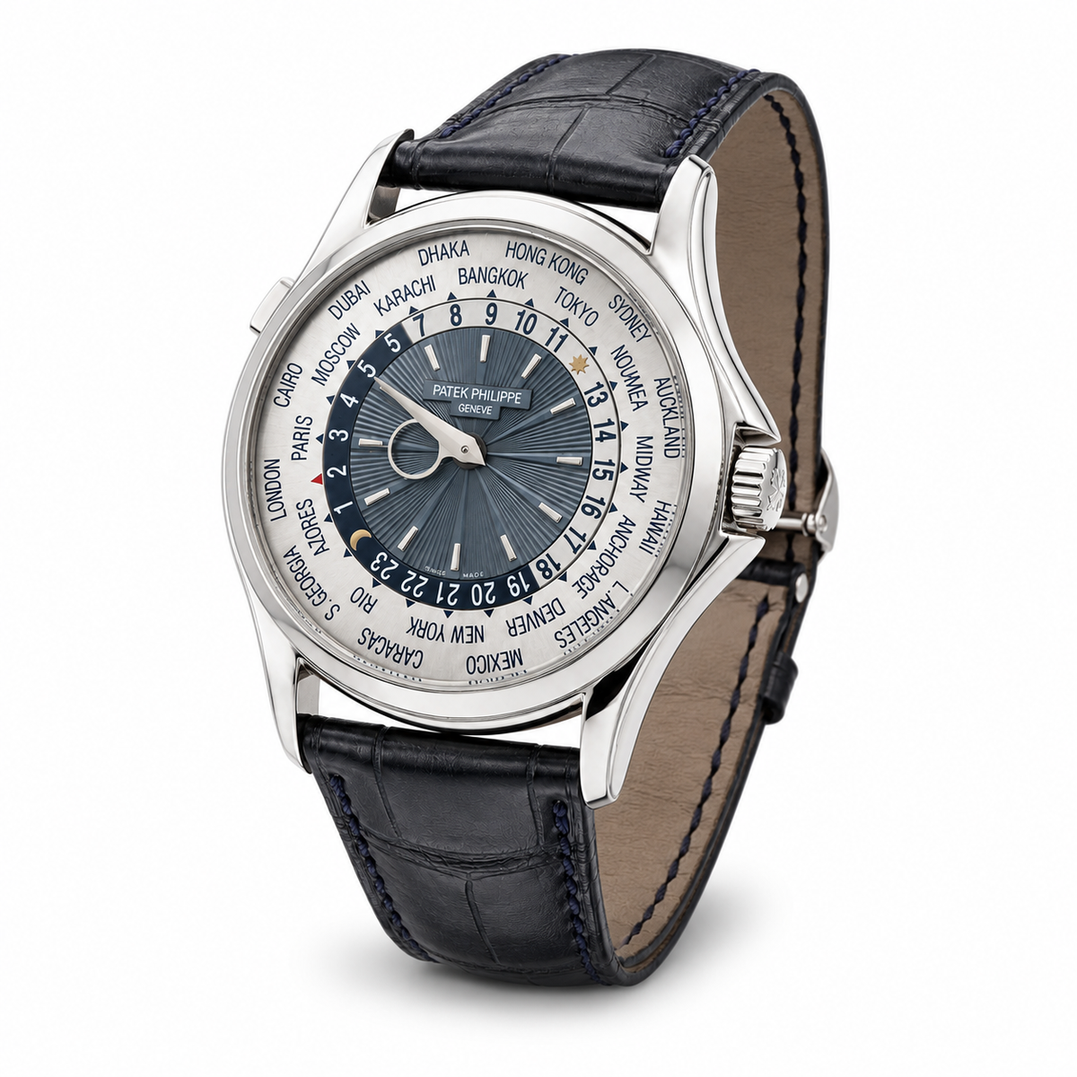 Patek Philippe World Time Ref. 5110G 18K White Gold 37mm