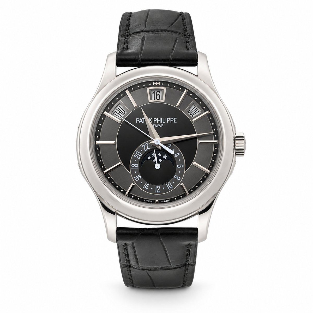 Patek Philippe Annual Calendar Ref. 5205G-010 18K White Gold Black Dial