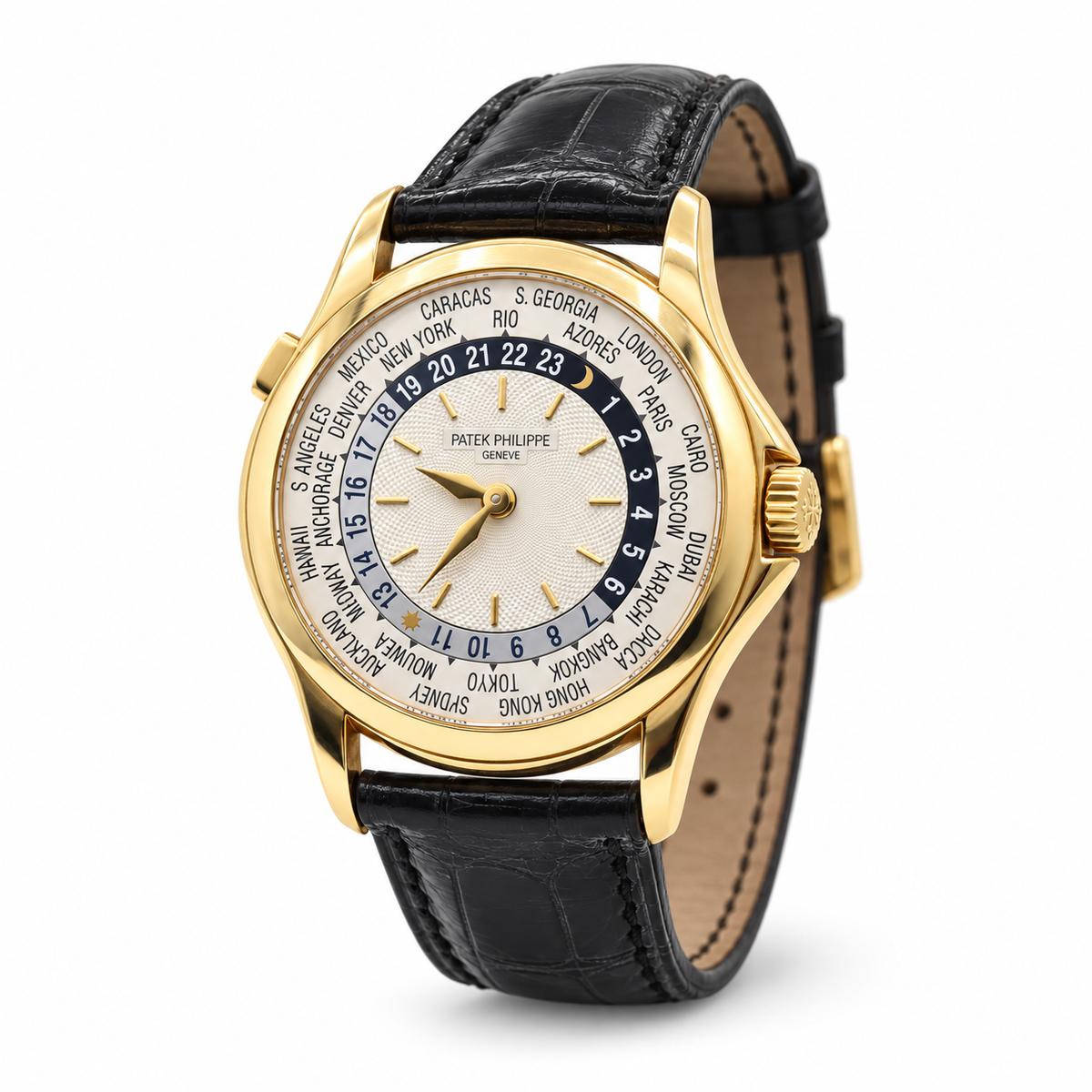 Patek Philippe World Time Ref. 5110J 18K Yellow Gold 37mm