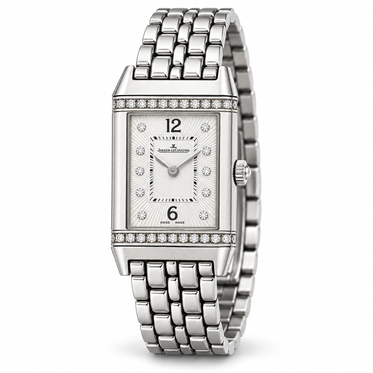Jaeger-LeCoultre Reverso White Gold Diamond Ref. 265.8.08