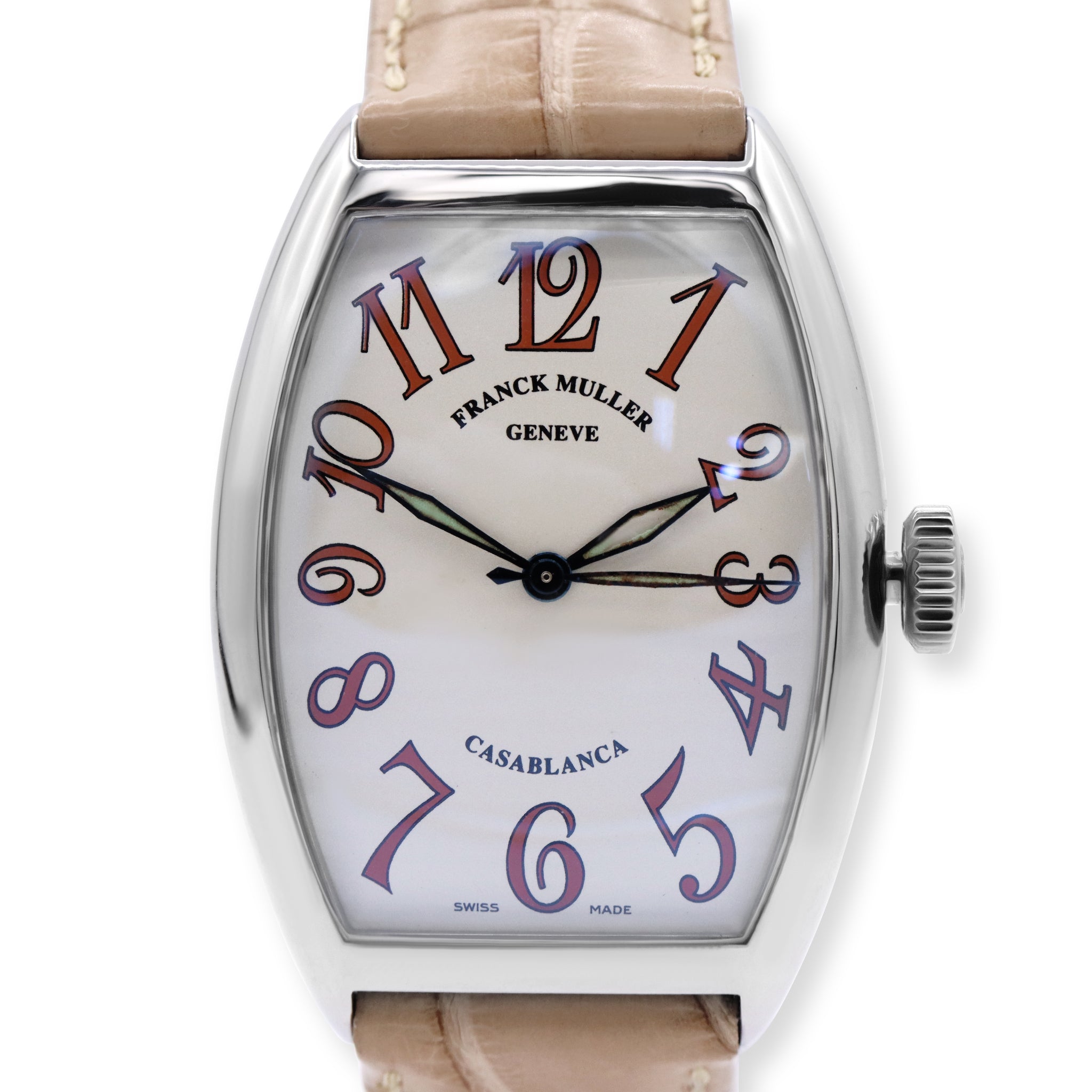 SOLD-FRANCK MULLER CASABLANCA CASA SAHARA STEEL