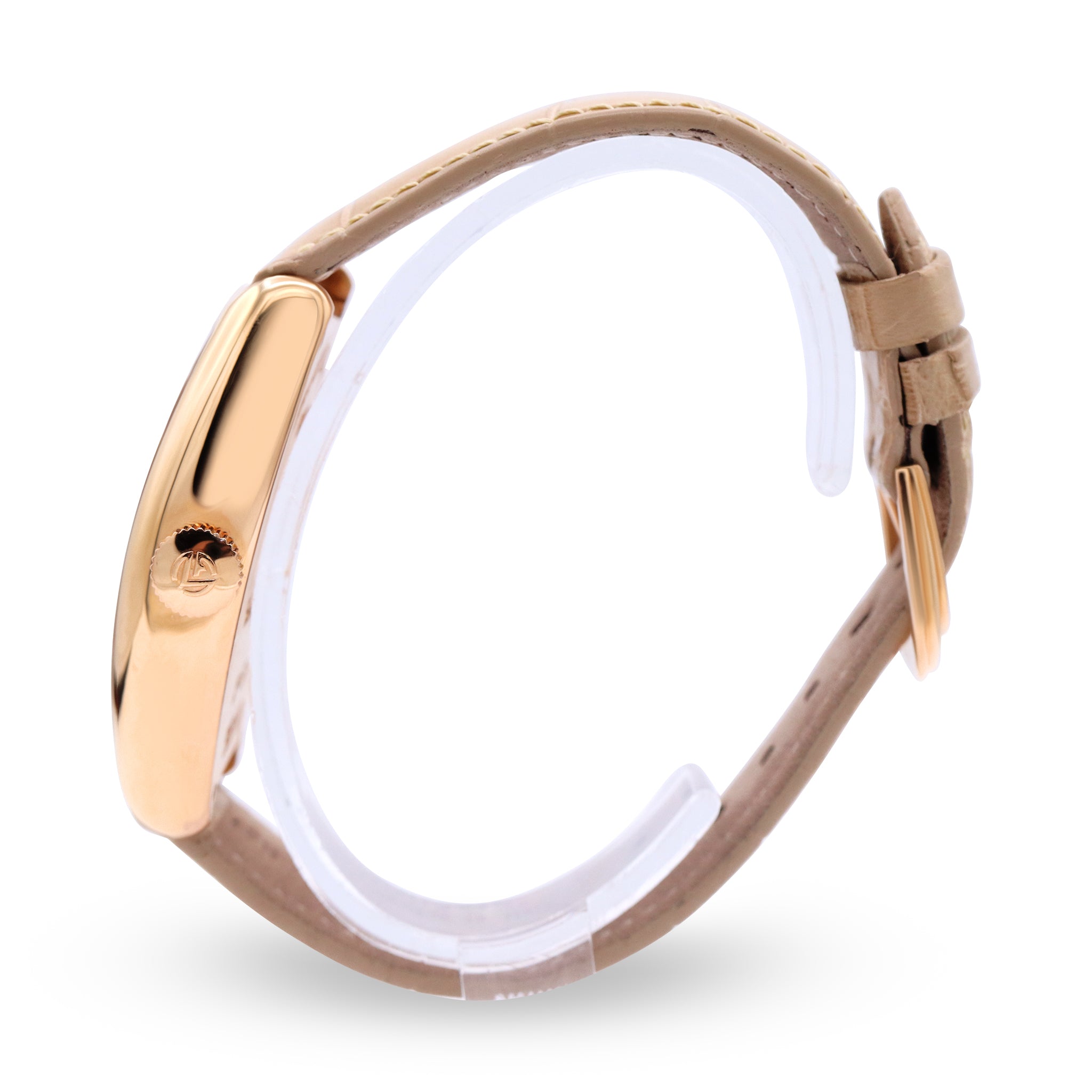MASTER BANKER 18K ROSE GOLD SILVER DIAL