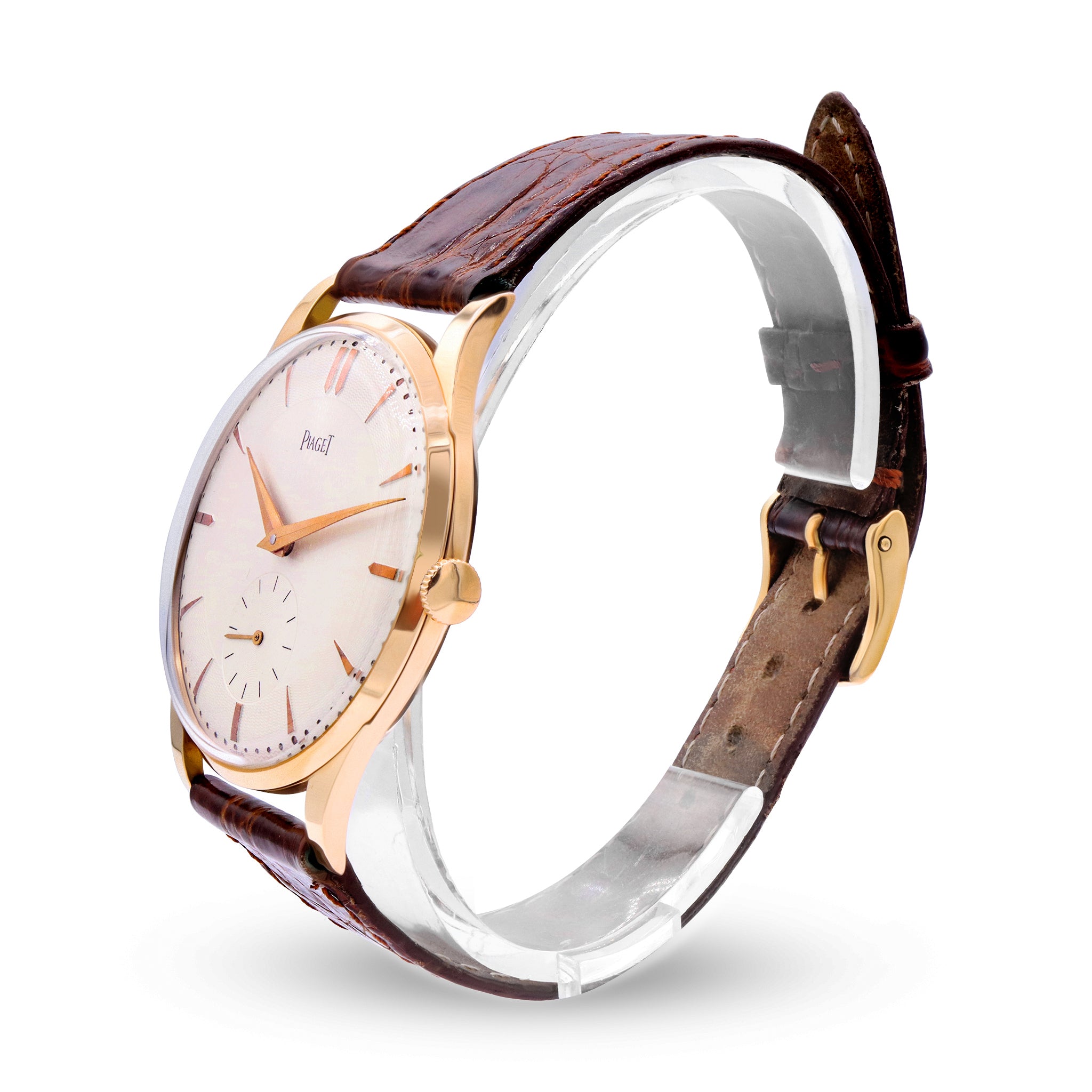 SOLD VINTAGE 18K ROSE GOLD MANUAL WINDING