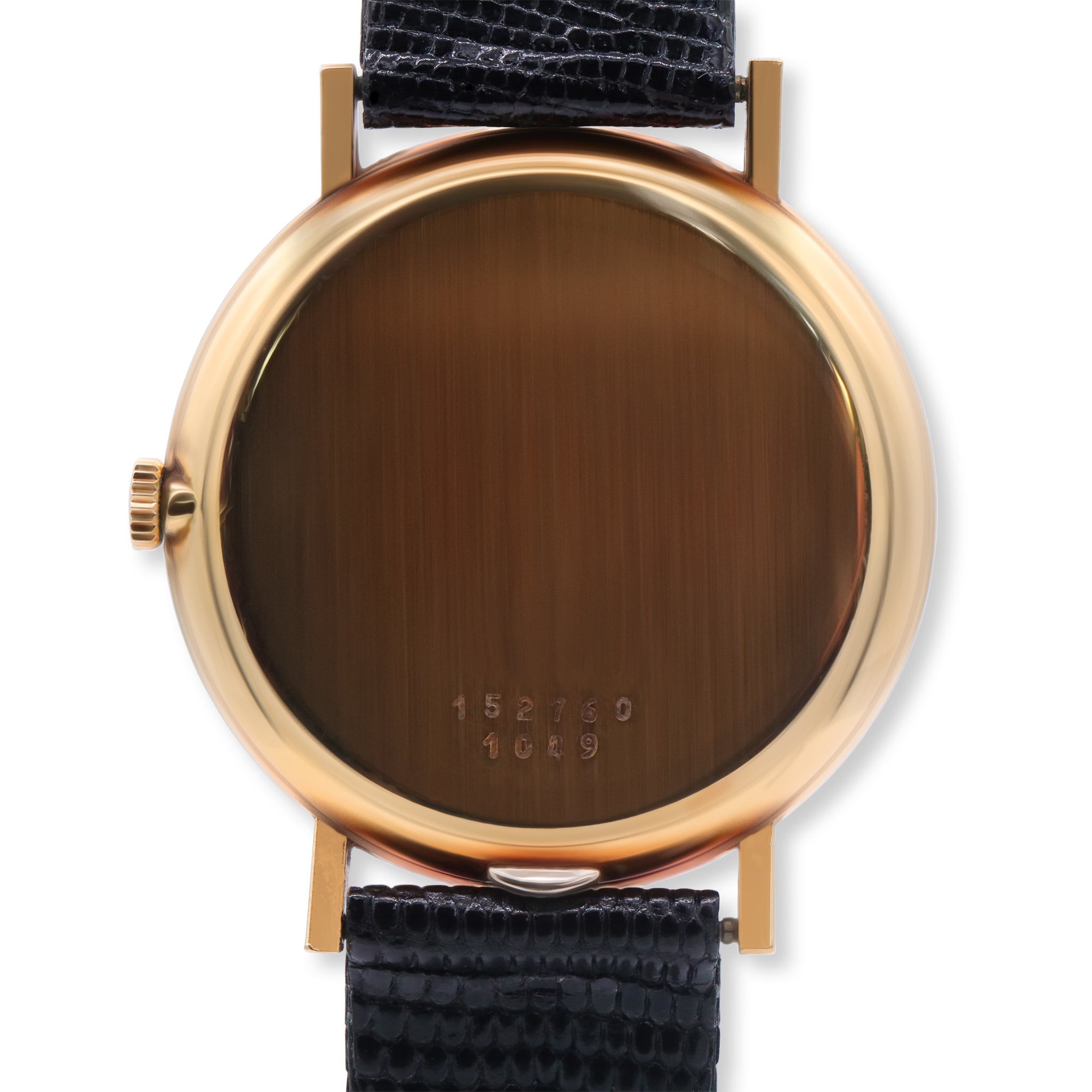 SOLD - 18K YELLOW GOLD VINTAGE WHITE DIAL