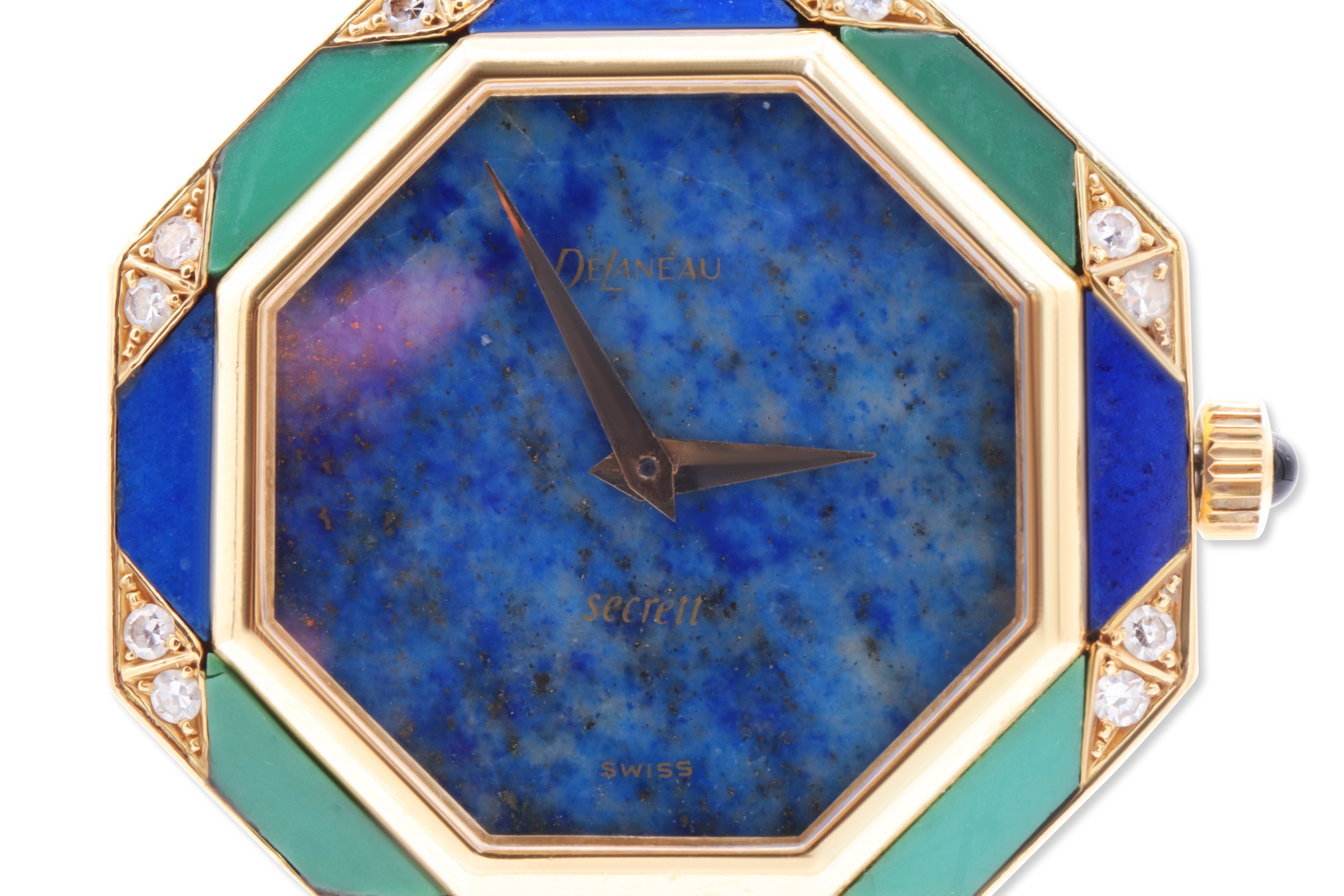 Sold-Delaneau Blue Band with Diamonds