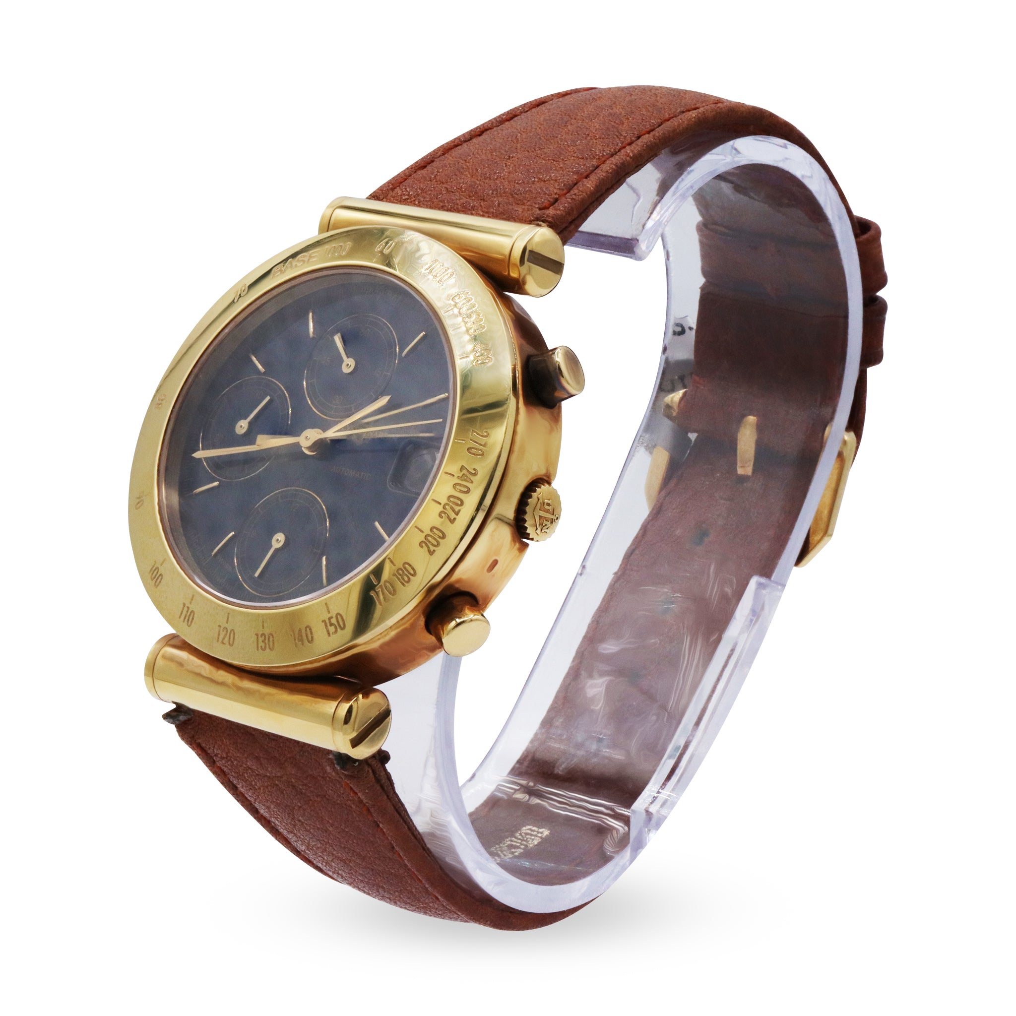 NEWTON CHRONOGRAPH 18K YELLOW GOLD