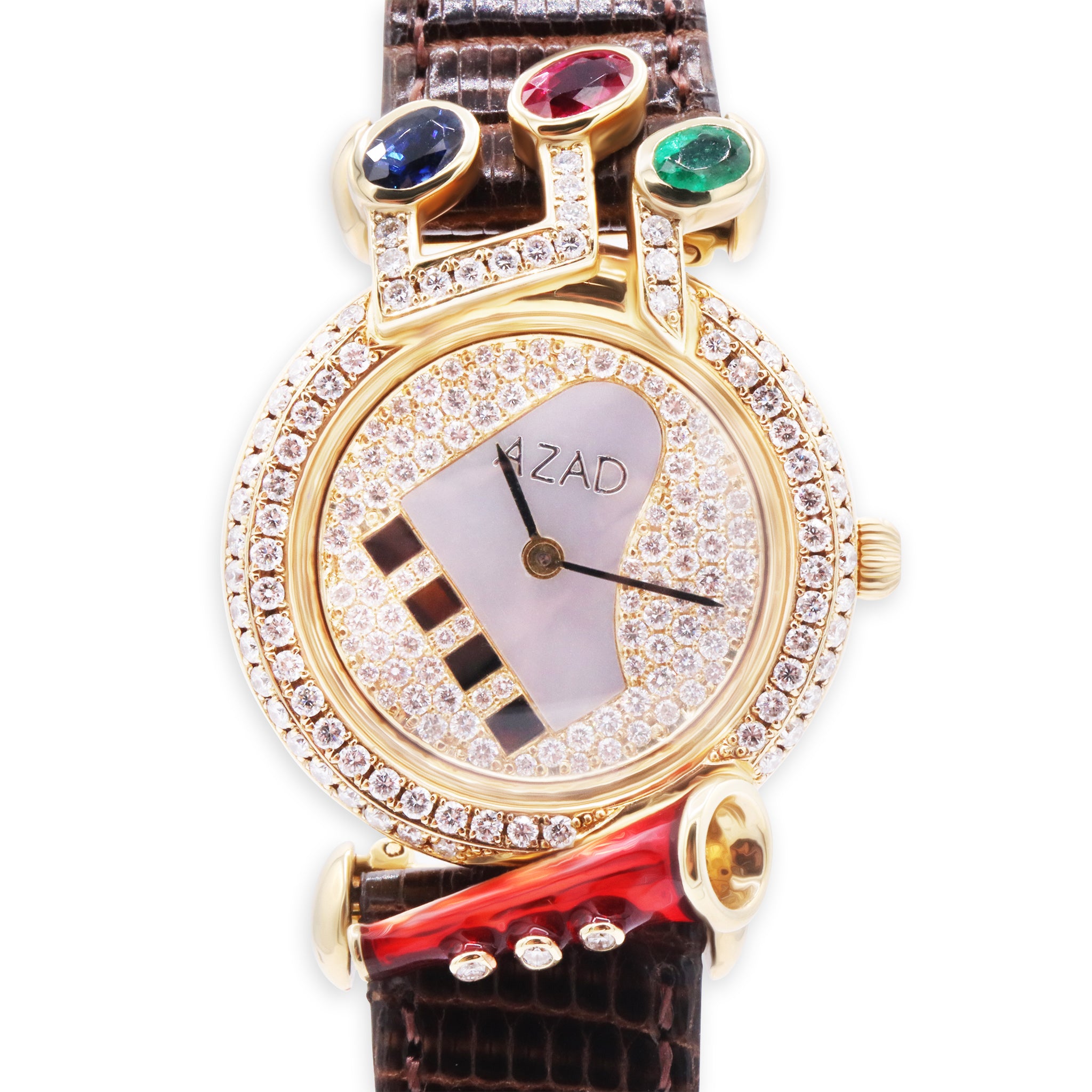 YG MUSICAL DIAL WITH DIAMONDS, D., 26mm, DIAMOND DIAL, UNWORN, BP