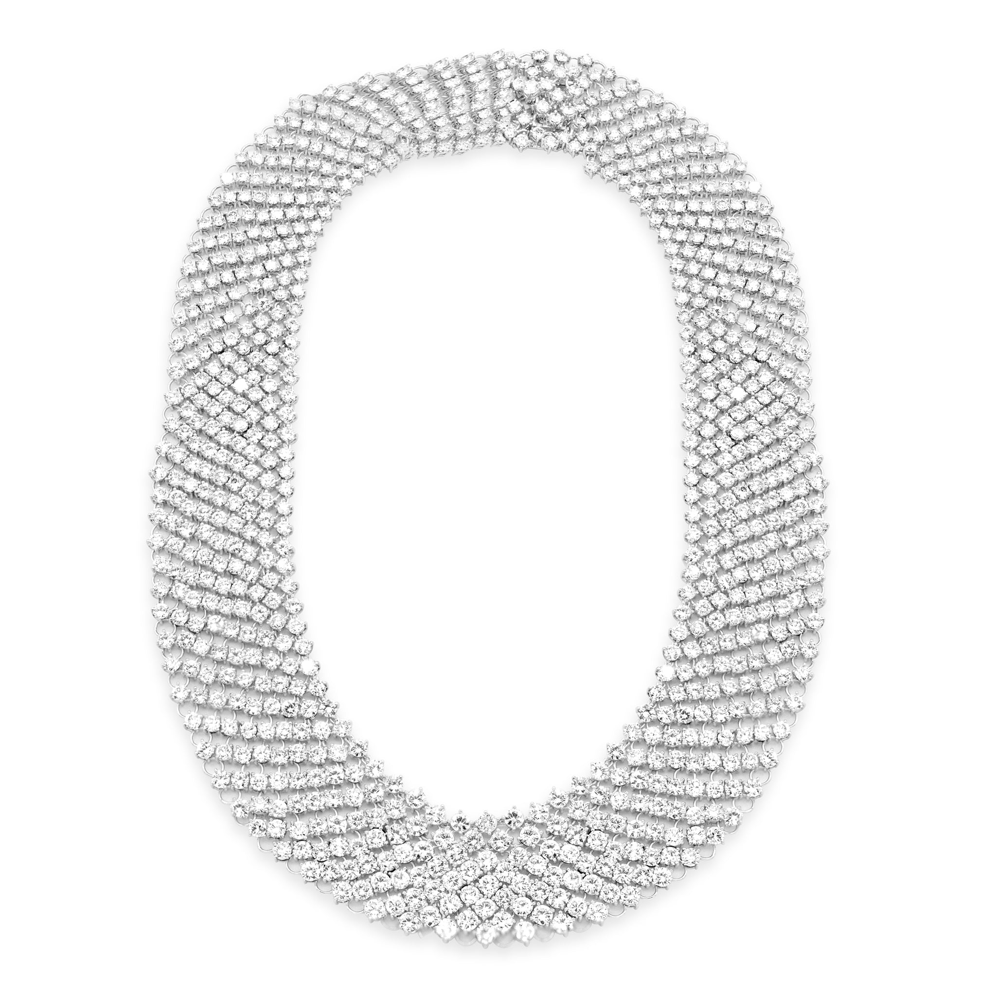 Full Pavé Diamond Collar Necklace