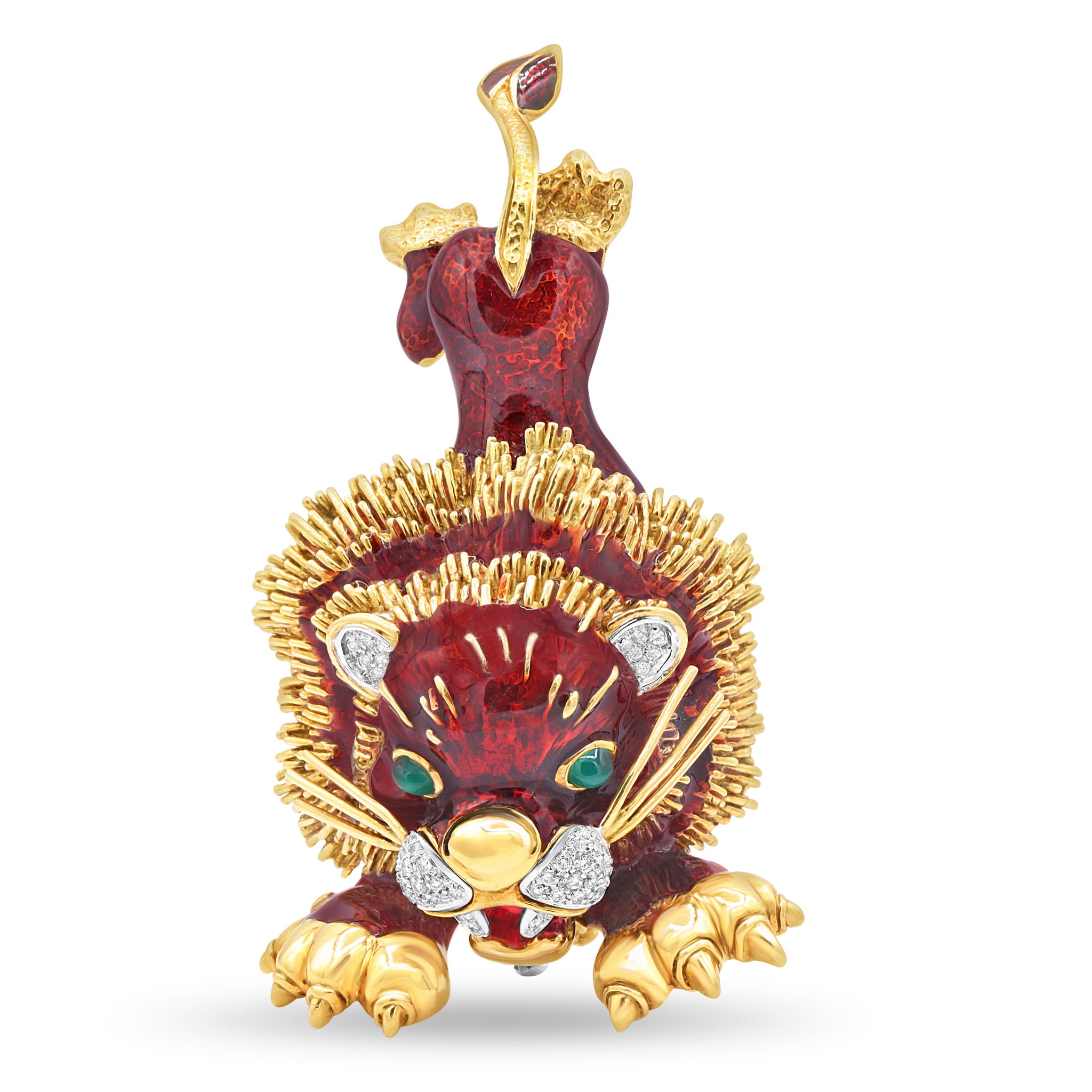A Lion Brooch