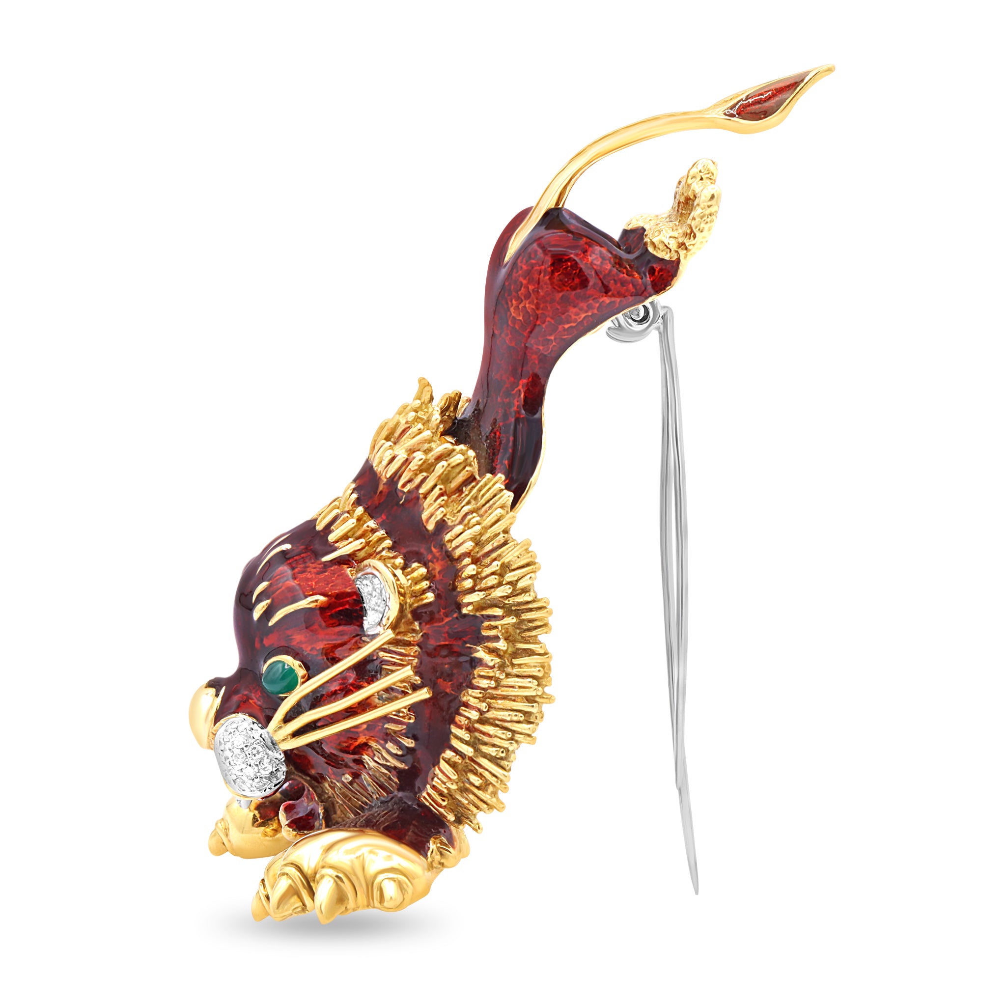 A Lion Brooch