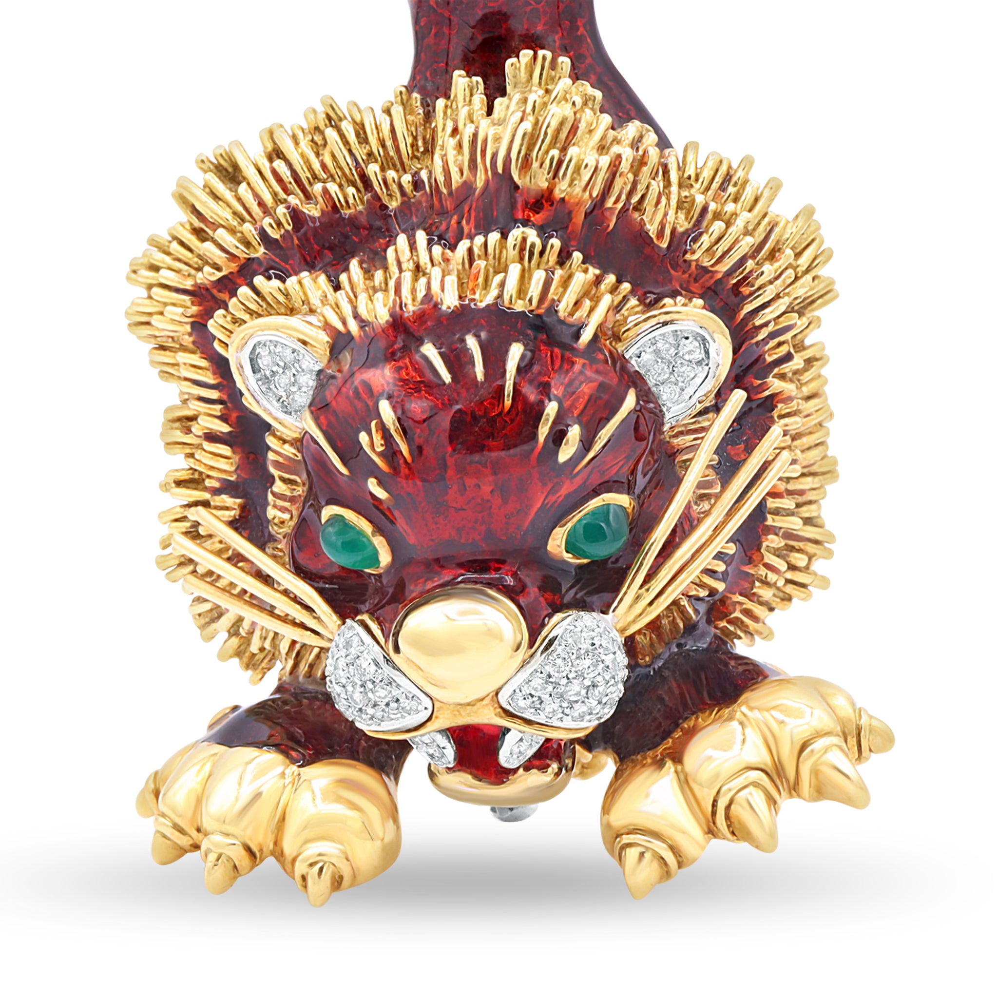 A Lion Brooch