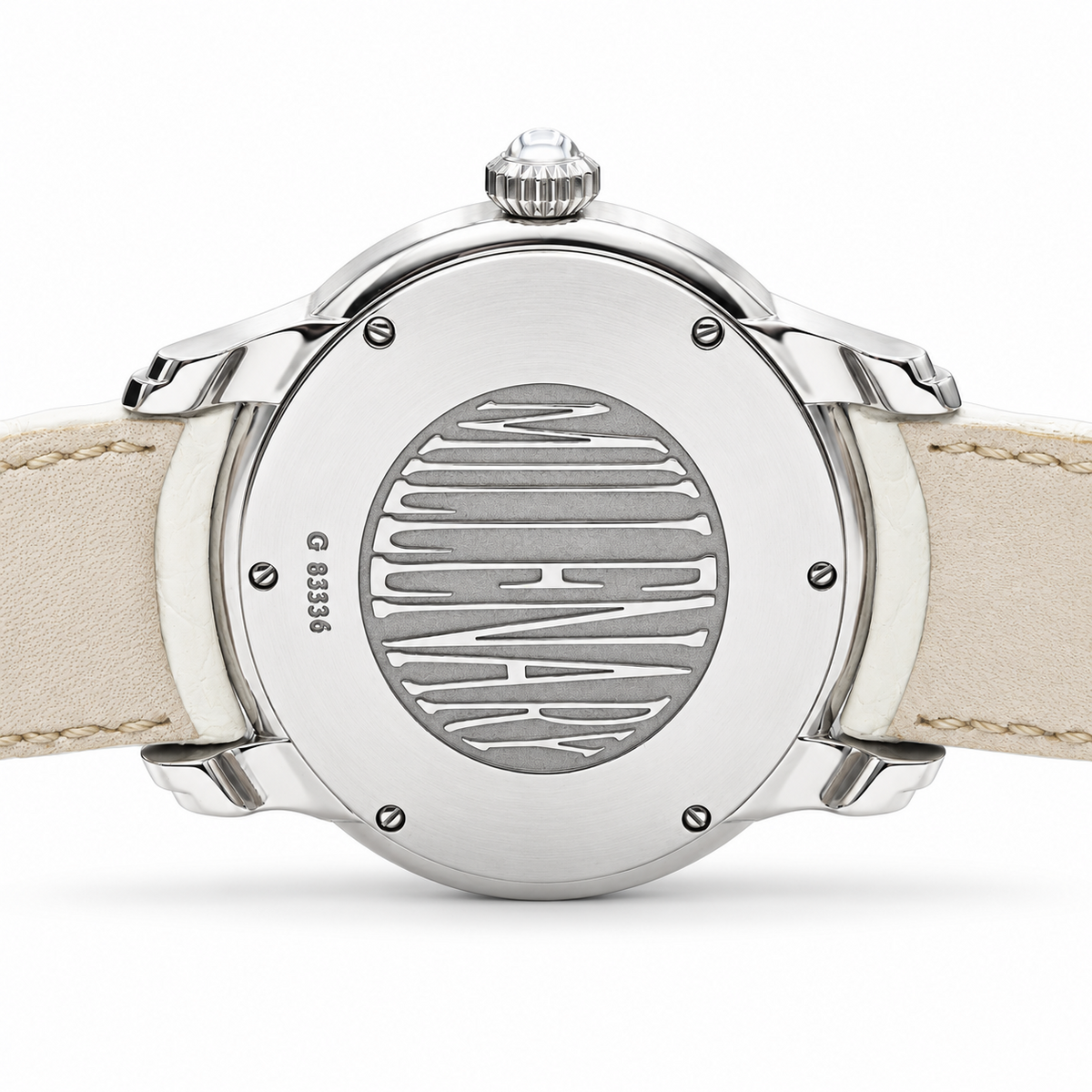 Audemars Piguet Millenary diamond bezel watch rear view