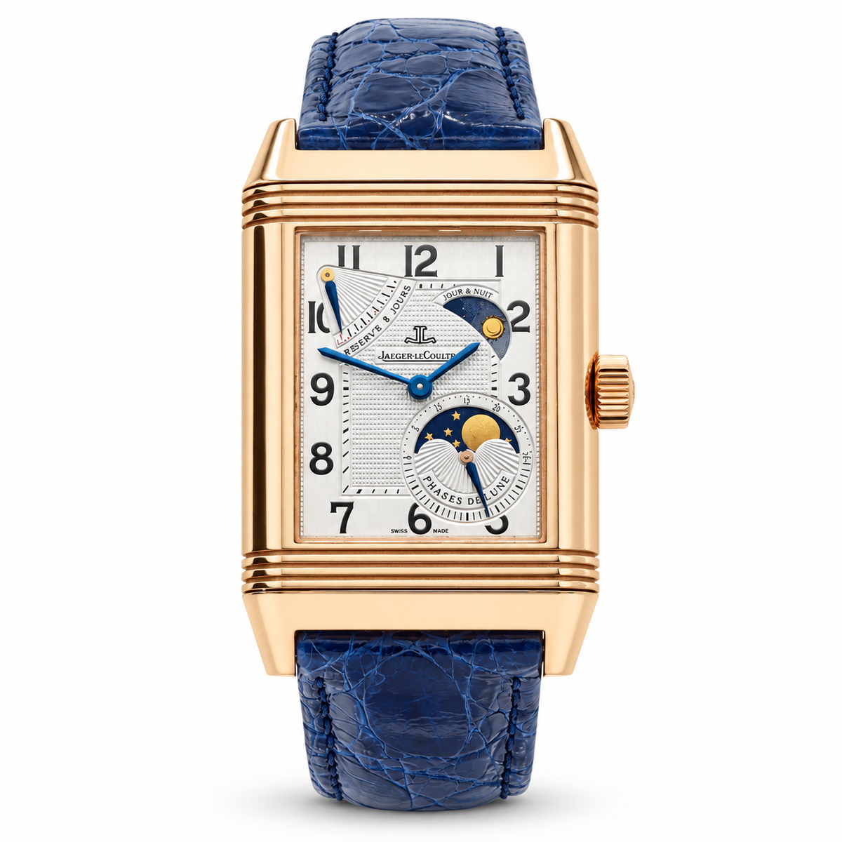 Jaeger-LeCoultre Grande Reverso Ref. 240.2.27 Rose Gold Sun Moon, view 1