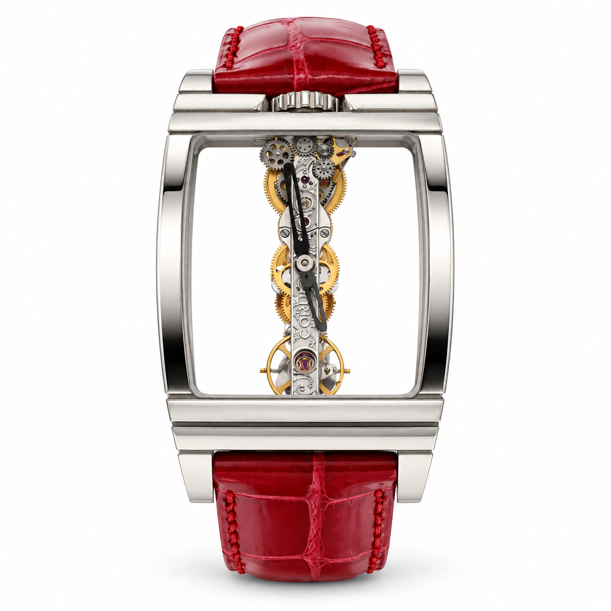Corum Golden Bridge Ref. 113.160.55/0002 0000 White Gold Skeleton Watch — view 2