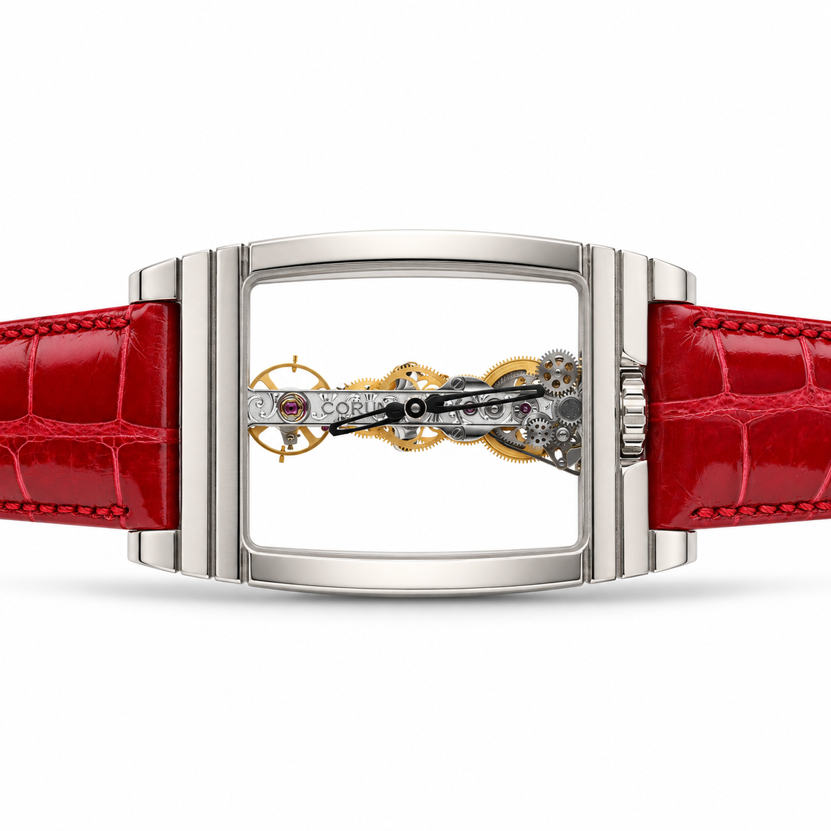 Corum Golden Bridge Ref. 113.160.55/0002 0000 White Gold Skeleton Watch — view 4