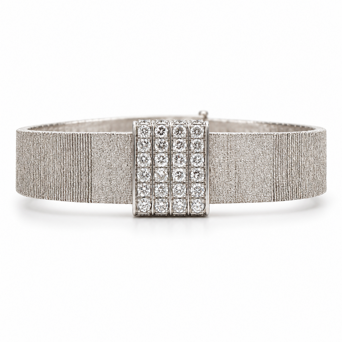 Vintage Blancpain diamond secret bracelet watch with diamond cover closed
