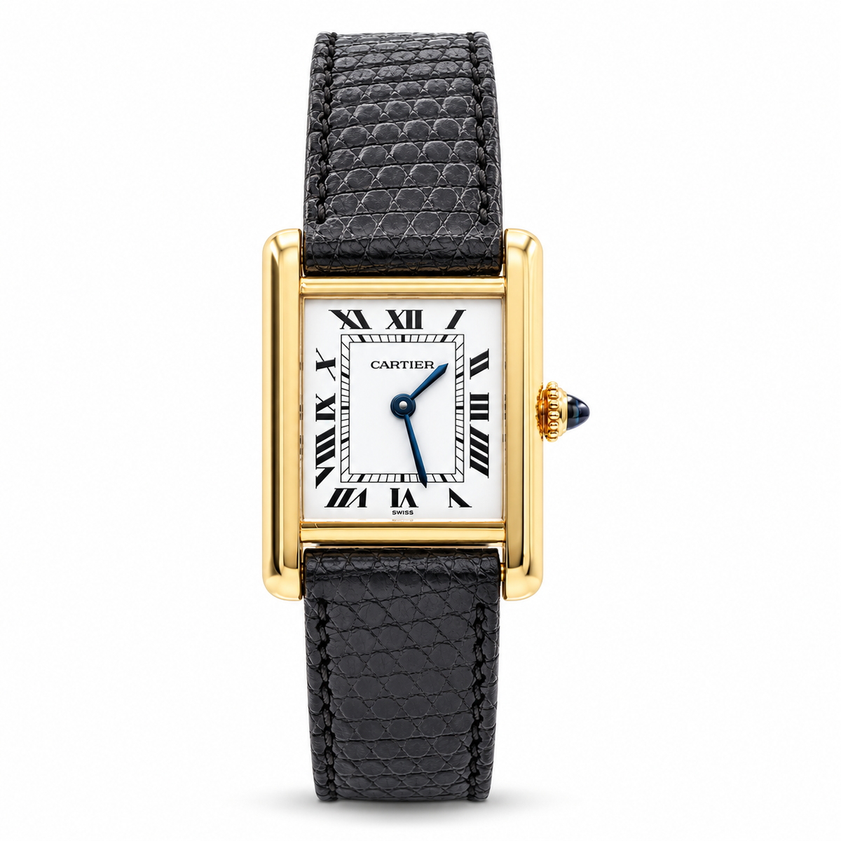 Cartier Santos-Dumont Deux Or Ref. 78226 18K Yellow & White Gold front view