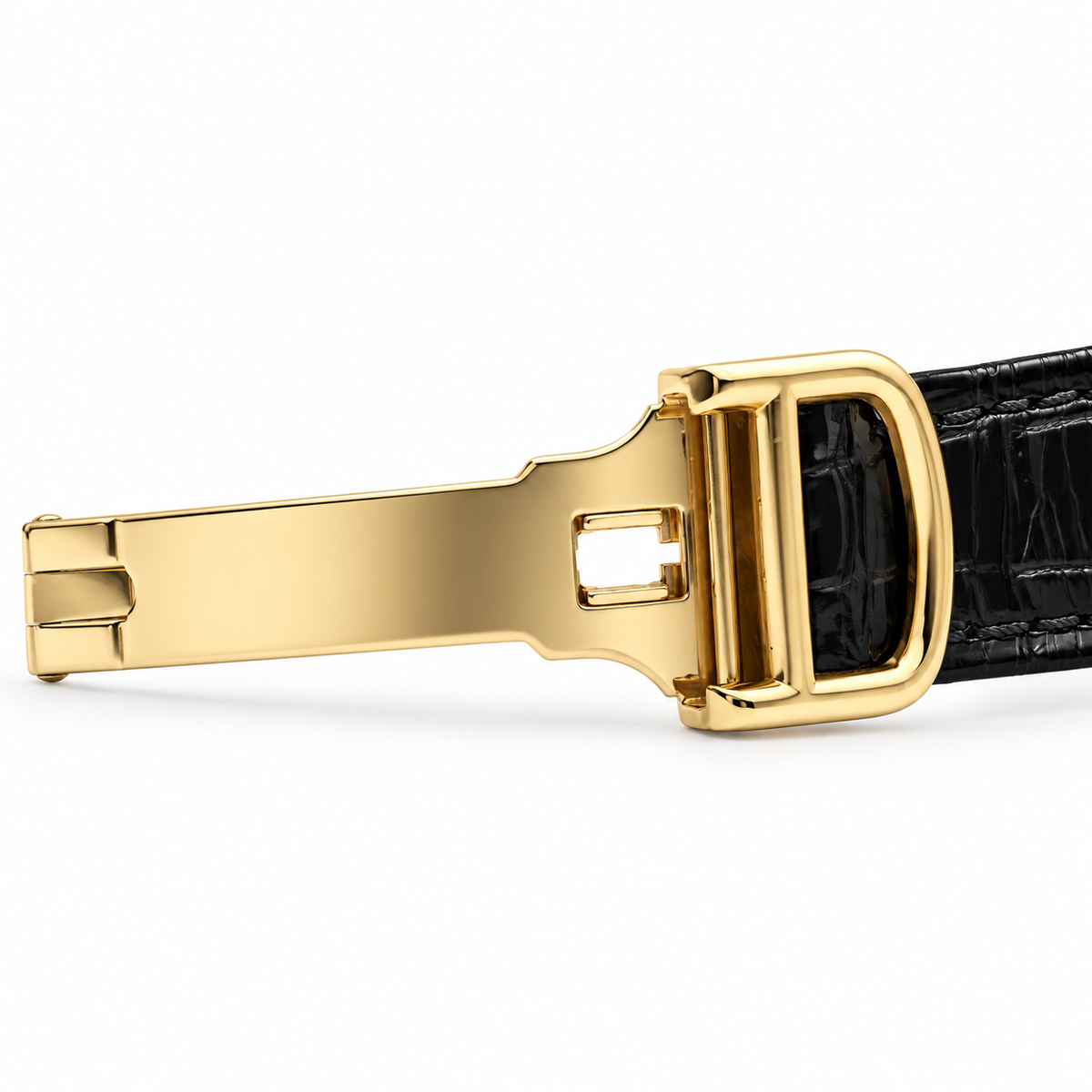 Cartier Tank Louis Ref. 78087 18K Yellow Gold deployant clasp